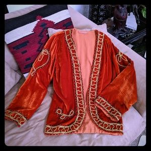 boho velvet jacket